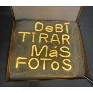 DeBT TiRAR Mas FOTOS LED Neon Sign Wall Decor USB Dimmable Light